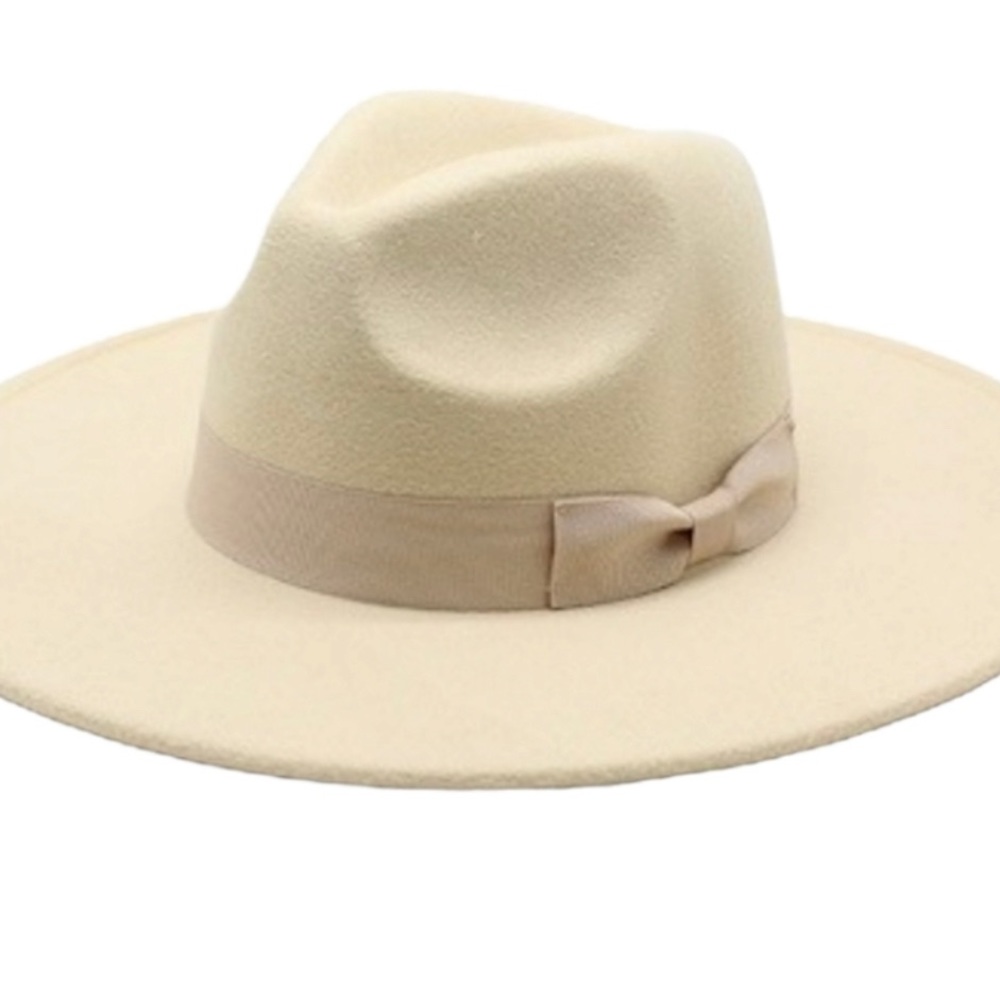 Felt Panama Rancher Hat in Ivory/Cream NWT - Picture 2 of 9